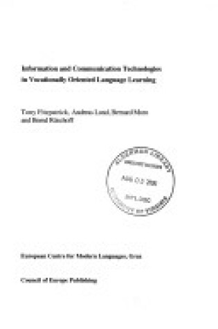Cover of Information and Communication Technologies in Vocationally Oriented Language Learning