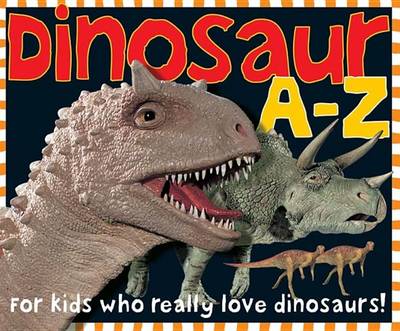 Book cover for Dinosaur A to Z -- Apple