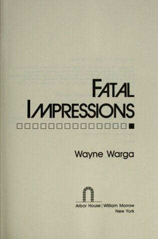 Cover of Fatal Impressions