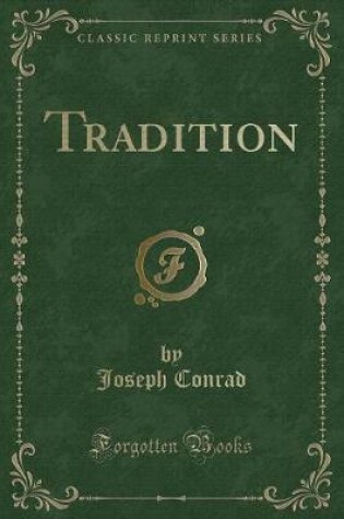 Cover of Tradition (Classic Reprint)