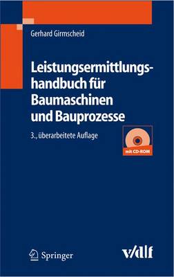 Book cover for Leistungsermittlungshandbuch Fur Baumaschinen Und Bauprozesse