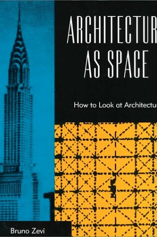 Cover of Architecture as Space