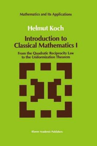 Cover of Introduction to Classical Mathematics I