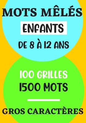 Book cover for mots mêlés enfants