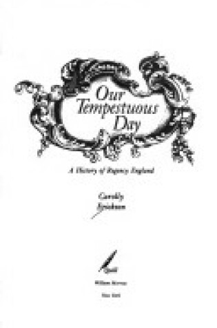 Cover of Our Tempestuous Day