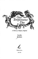 Book cover for Our Tempestuous Day