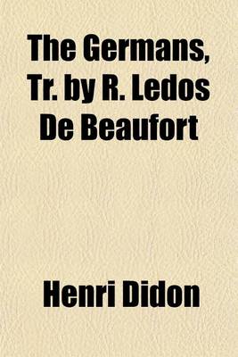 Book cover for The Germans, Tr. by R. Ledos de Beaufort