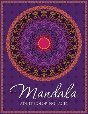 Book cover for Mandala Adult Coloring Pages