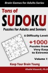 Book cover for Tons of Sudoku Puzzles for Adults & Seniors