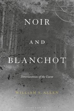 Cover of Noir and Blanchot