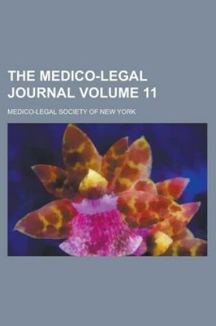 Cover of The Medico-Legal Journal Volume 11