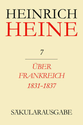 Cover of Ueber Frankreich 1831-1837 / Berichte Ueber Kunst Und Politik