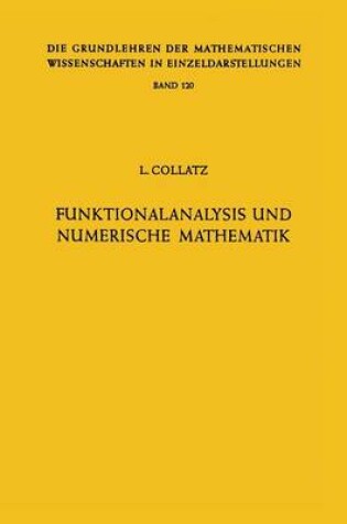 Cover of Funktionalanalysis Und Numerische Mathematik