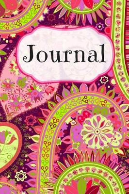 Book cover for Bright Colors Paisley Journal