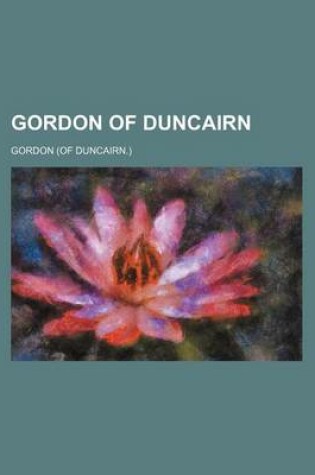 Cover of Gordon of Duncairn