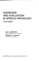 Book cover for Diagnosis and Evaluation in Speech Pathology