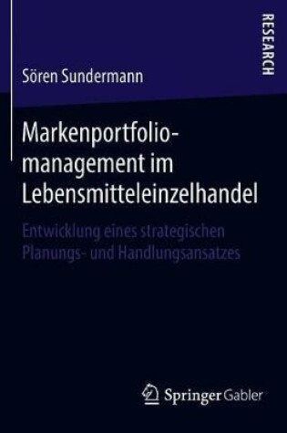 Cover of Markenportfoliomanagement im Lebensmitteleinzelhandel