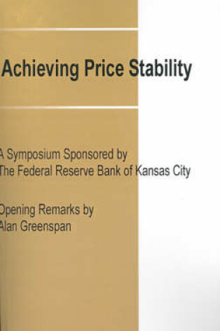 Cover of Achieving Price Stability