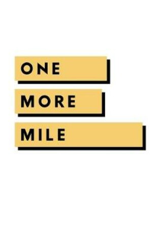 Cover of One More Mile