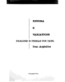 Book cover for Enigma & Variations: Paradise Is Persian for Park