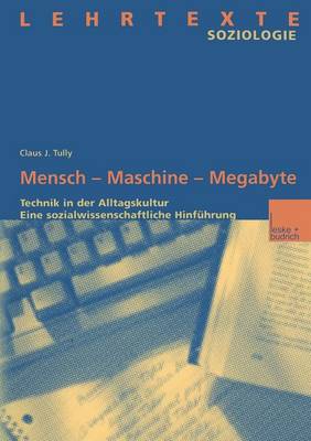 Book cover for Mensch — Maschine — Megabyte