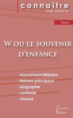 Book cover for Fiche de lecture W ou le Souvenir d'enfance de Perec (Analyse litteraire de reference et resume complet)