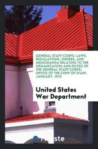 Cover of General Staff Corps