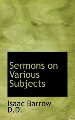 Book cover for Sermons on Various Subjects