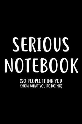 Book cover for Serious Notebook (So People Think You Know What You're Doing)