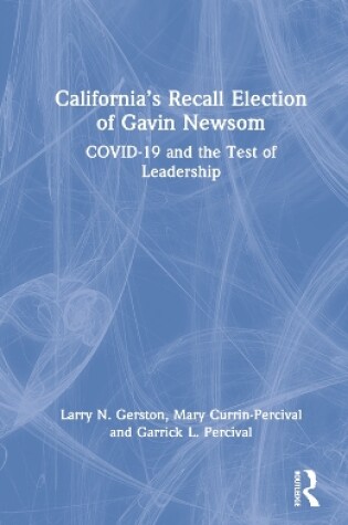 Cover of California’s Recall Election of Gavin Newsom