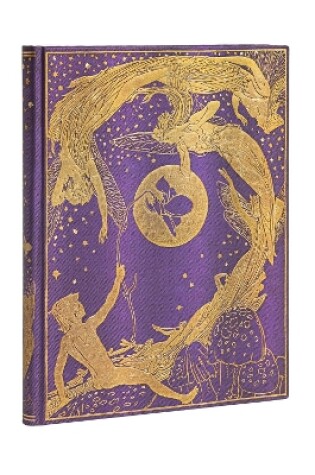 Cover of Violet Fairy Ultra Lined Hardcover Journal (Elastic Band Closure)