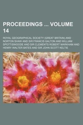 Cover of Proceedings Volume 14