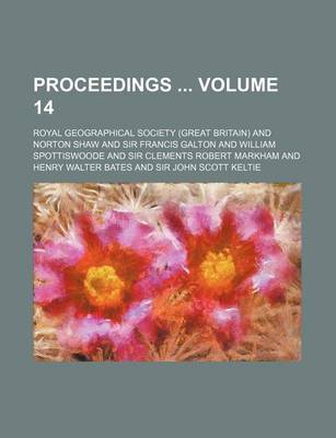 Book cover for Proceedings Volume 14