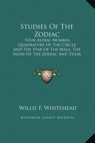 Cover of Studies of the Zodiac