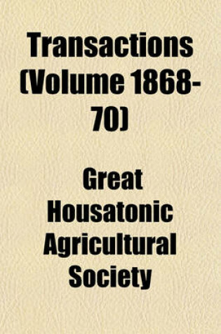 Cover of Transactions Volume 15, PT. 1