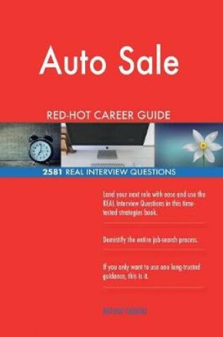 Cover of Auto Sale Red-Hot Career Guide; 2581 Real Interview Questions