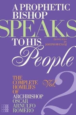 Cover of Prophetic Bishop Speaks to his People