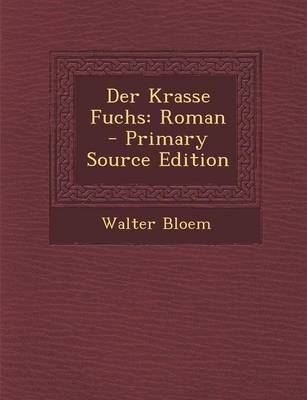 Book cover for Der Krasse Fuchs