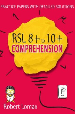 Cover of RSL 8+ to 10+ Comprehension