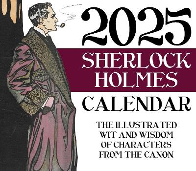 Book cover for 2025 Sherlock Holmes Page A Day Calendar