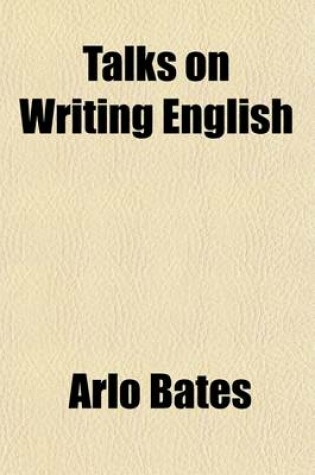 Cover of Talks on Writing English