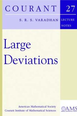 Cover of Large Deviations