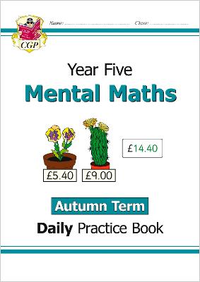 Book cover for KS2 Mental Maths Year 5 Daily Practice Book: Autumn Term