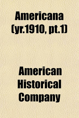 Book cover for Americana Volume 12