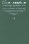 Book cover for Sigmund Freud Obras Completas, Volume 4