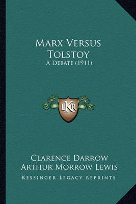 Book cover for Marx Versus Tolstoy