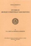 Book cover for Studies in Archaic Corinthian Vase Painting