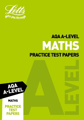 Book cover for AQA A-Level Maths Practice Test Papers