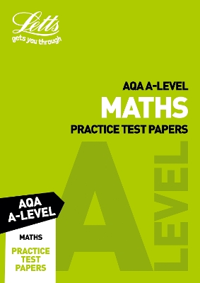 Cover of AQA A-Level Maths Practice Test Papers