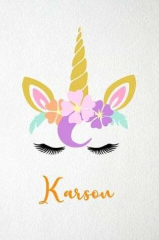 Cover of Karson A5 Lined Notebook 110 Pages